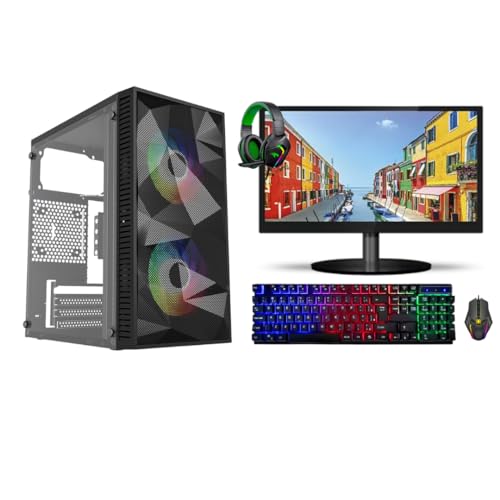 PC Gamer Branco vs i5-3470: Duelo Geracional Foto de PC GAMER INTEL I5 3470-16GB DDR3 - SSD 240GB - MONITOR 19''...